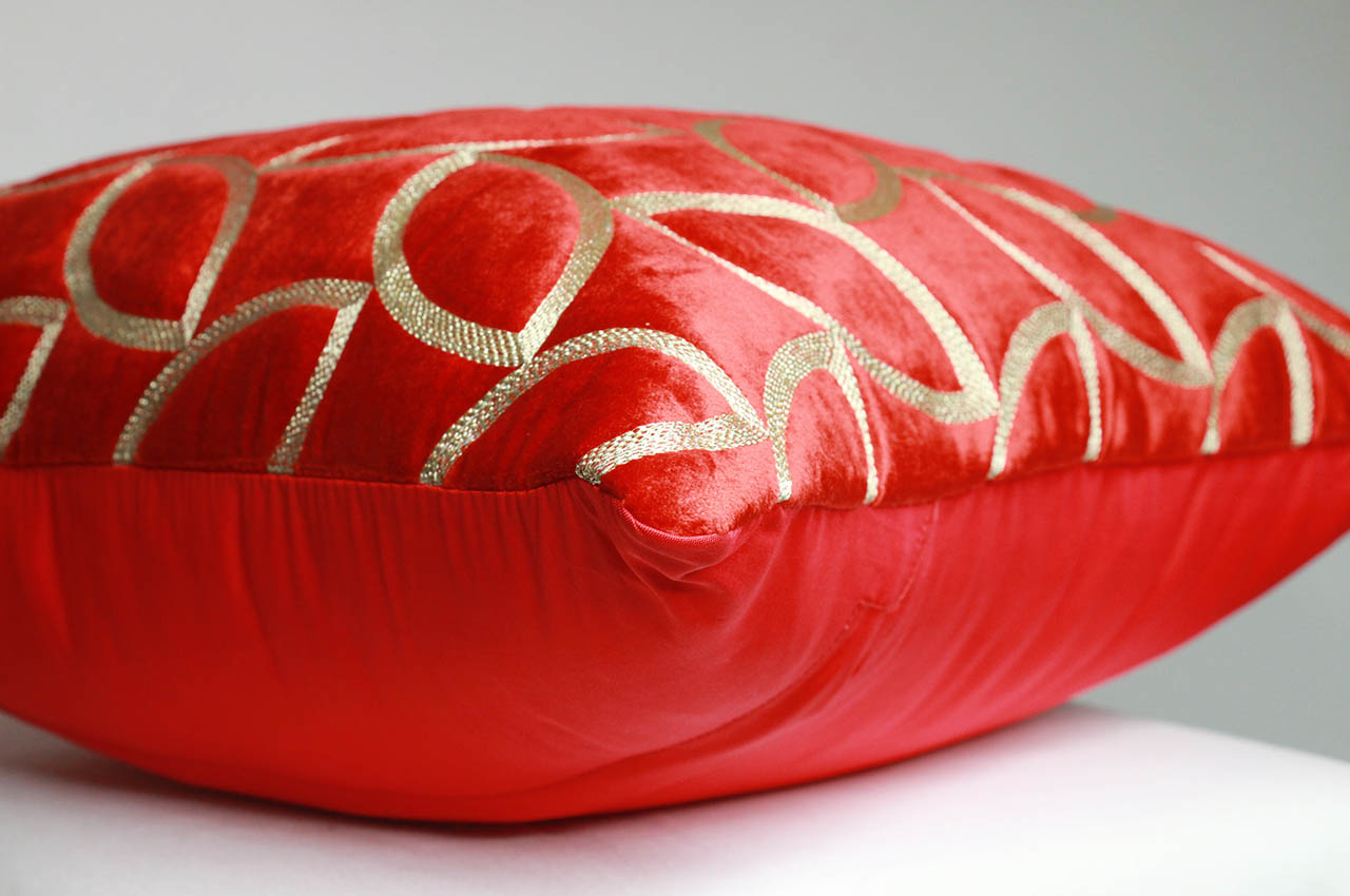 Ellipse Cushion Cover (16*16 Inches)  Set of 2 Pc